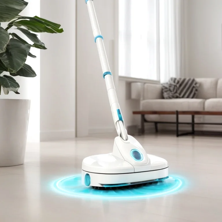 AI Wischroboter auf dem Boden