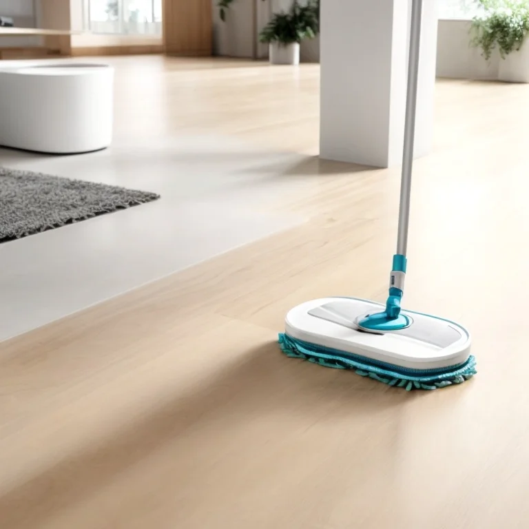 Bürofläche mit Wischroboter